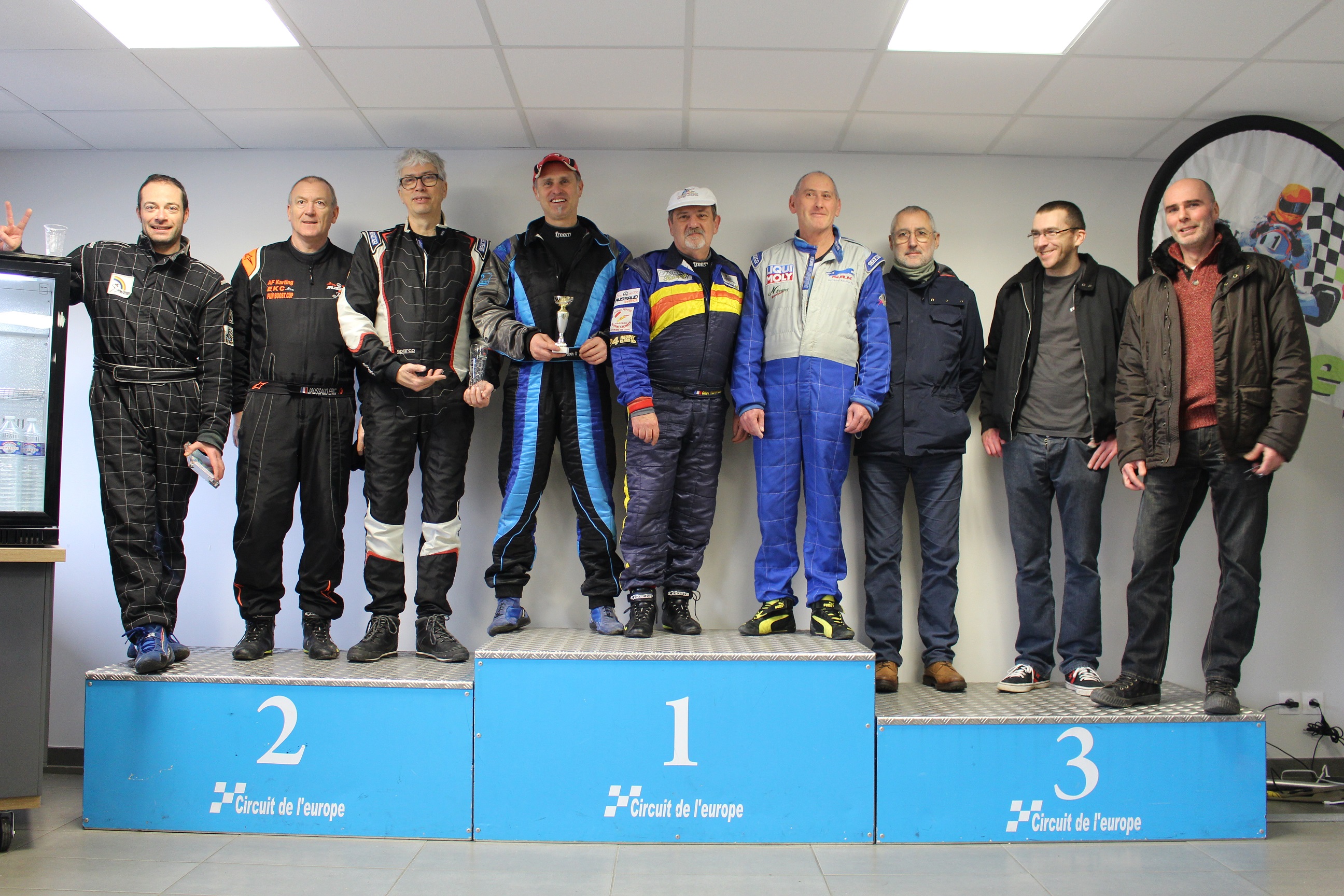 Podium équipe Sotteville